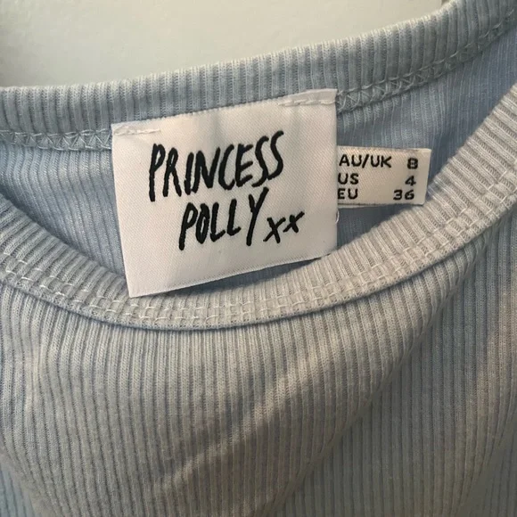 Baby Blue Princess Polly Top - Picture 5 of 5